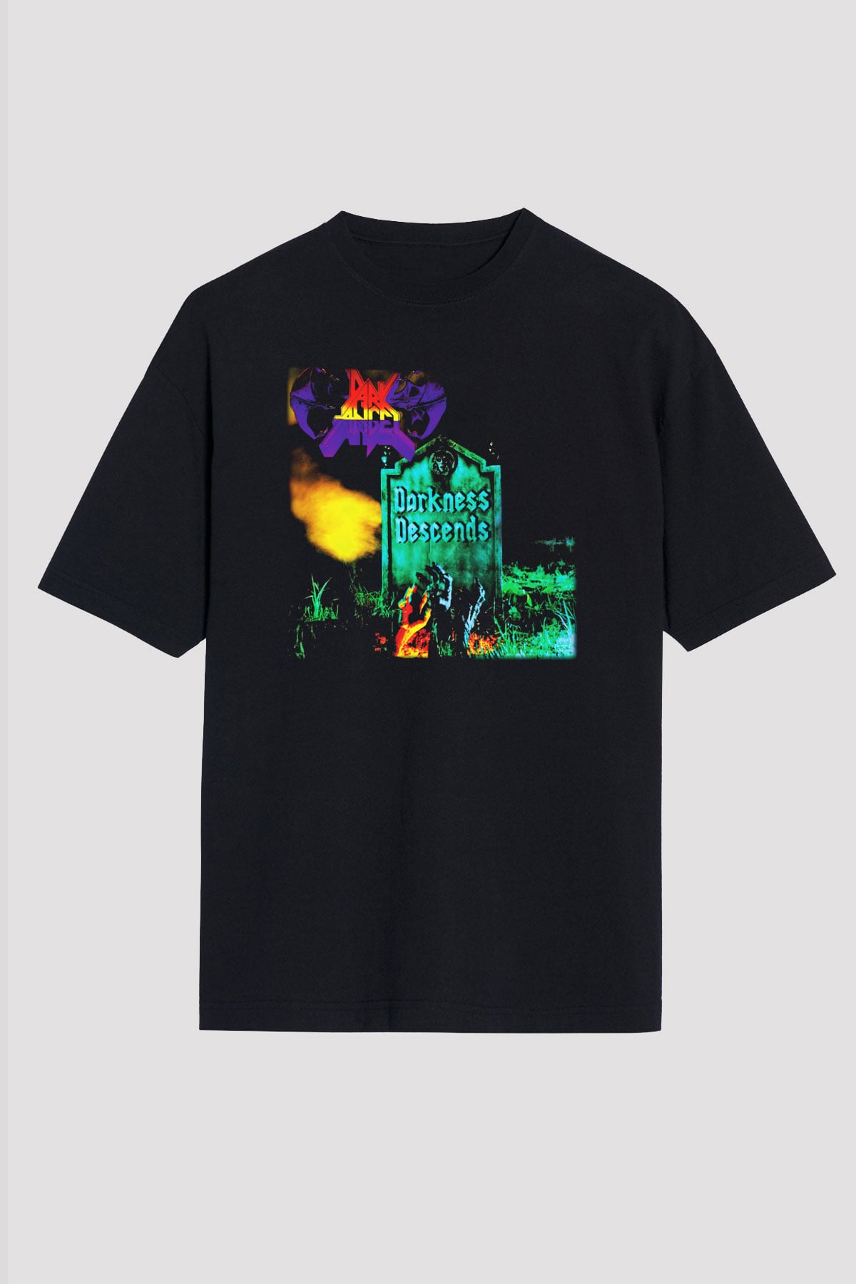 Dark Angel Siyah Unisex Oversize Tişört T-Shirt