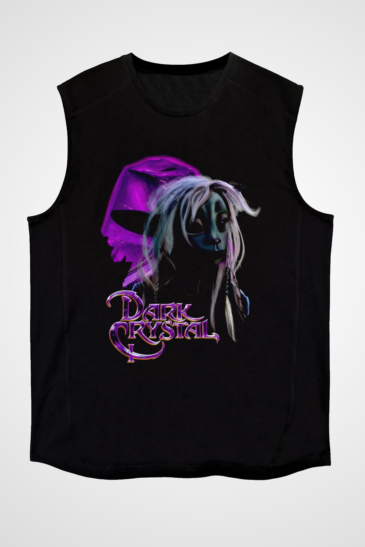 Dark Crystal Siyah Unisex  Kolsuz Tişört