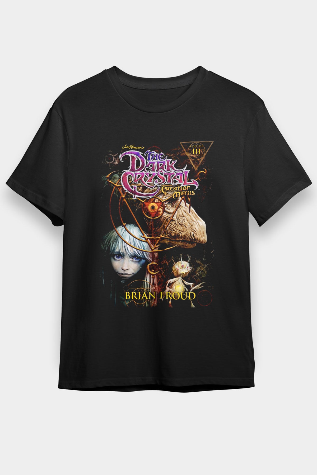 Dark Crystal Siyah Unisex Tişört