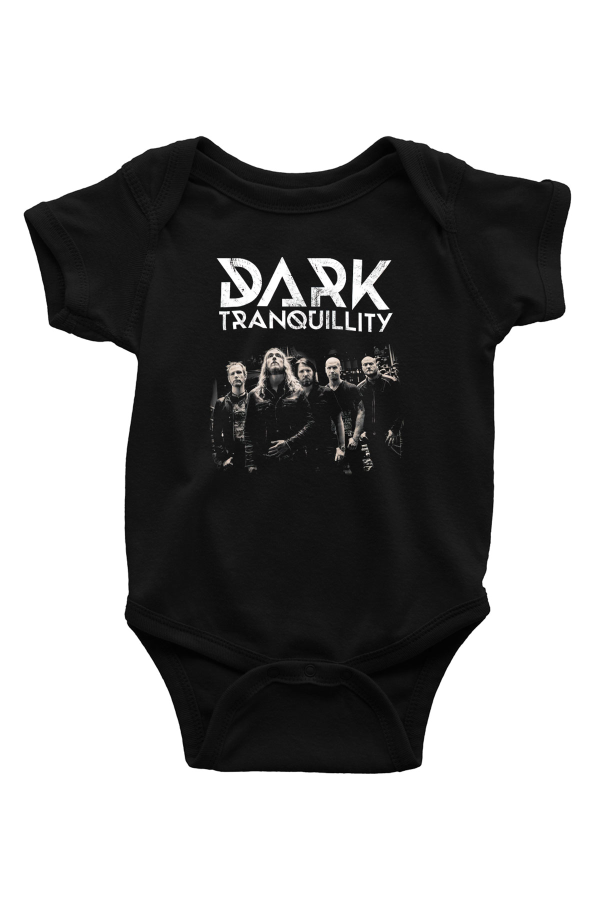 Dark Tranquillity Baskılı Siyah Bebek Body - Zıbın