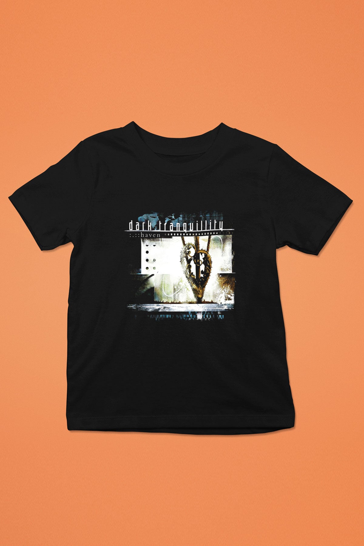 Dark Tranquillity Baskılı Unisex Siyah Çocuk Tişört