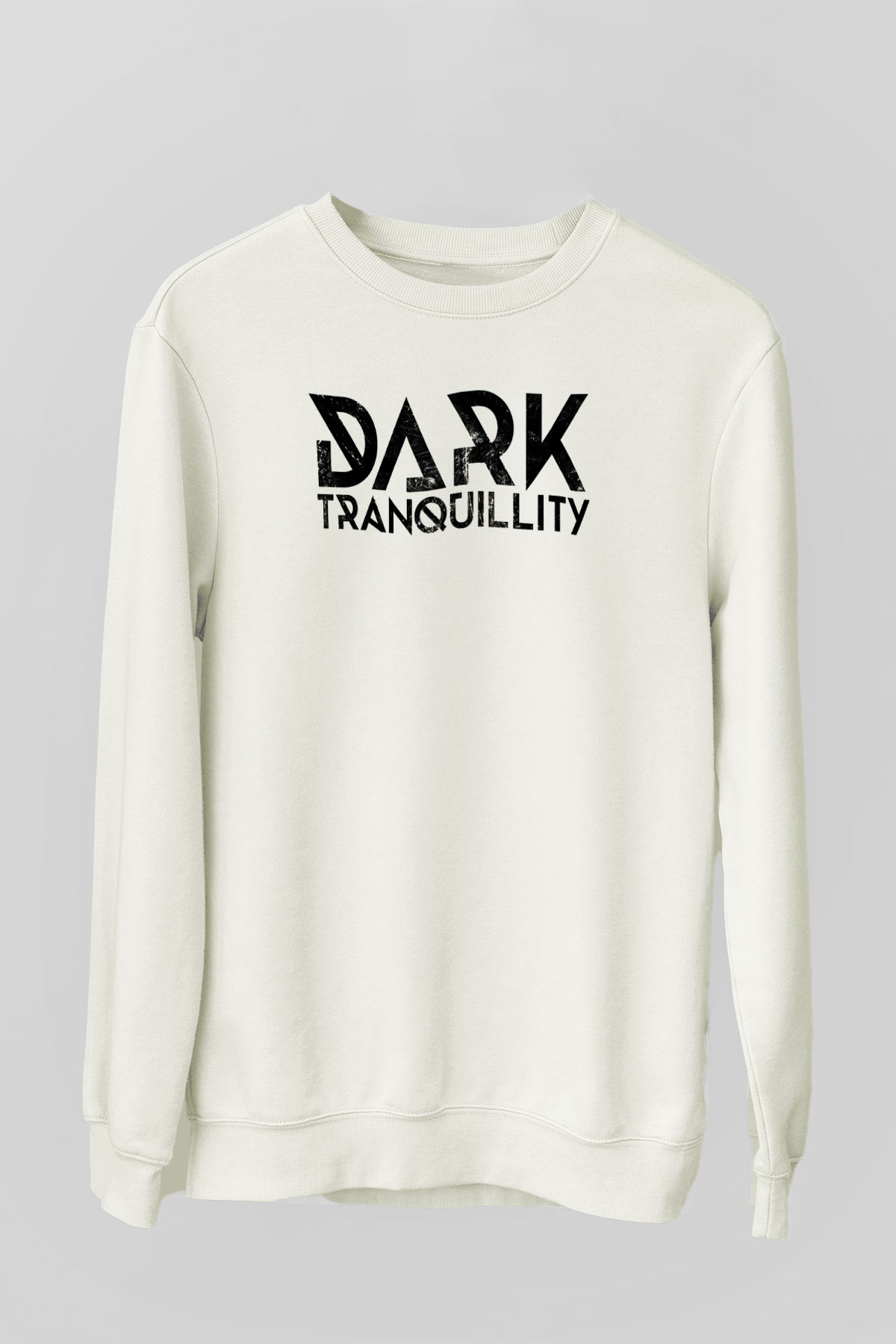 Dark Tranquillity Beyaz Unisex Sweatshirt