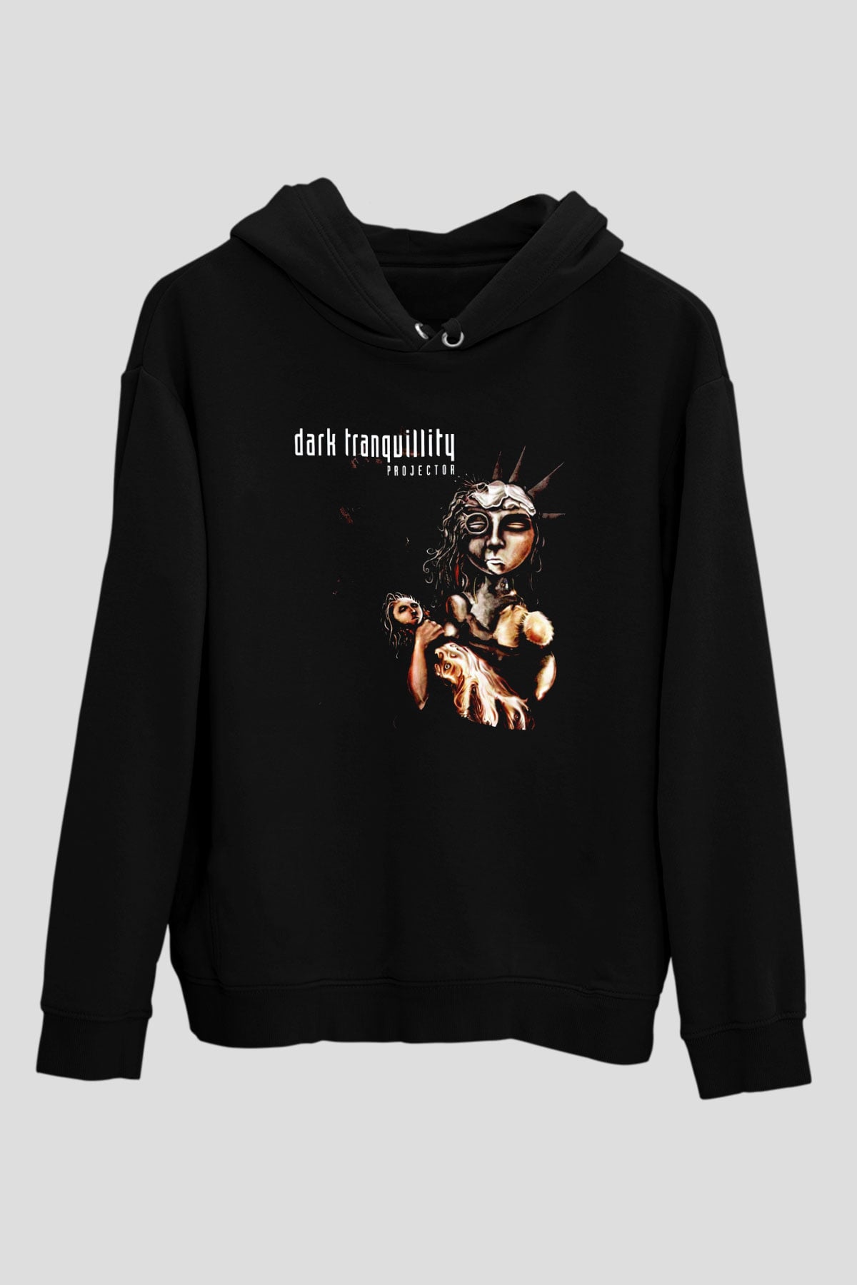 Dark Tranquillity Siyah Unisex Kapüşonlu Sweatshirt
