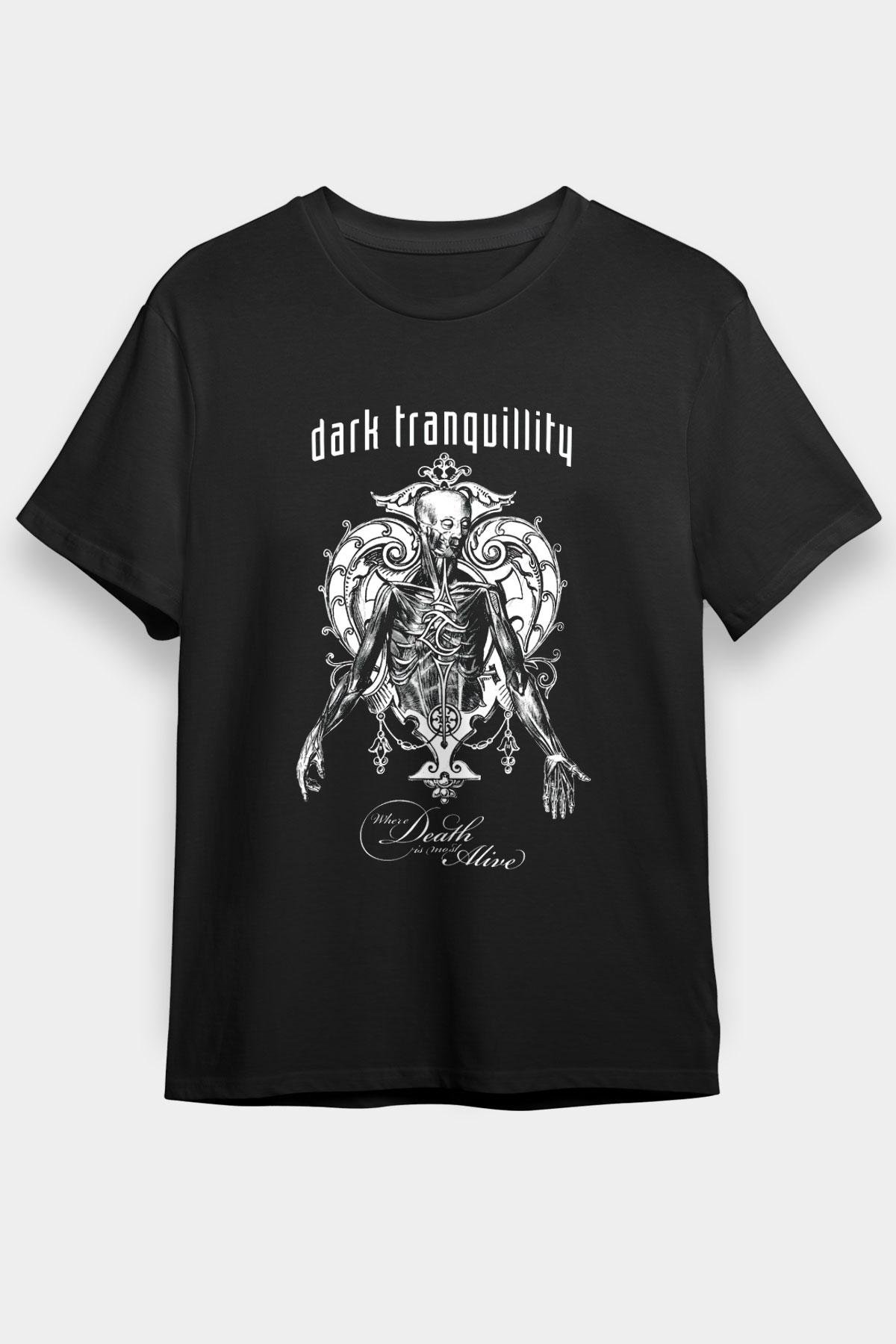 Dark Tranquillity Siyah Unisex Tişört T-Shirt - TişörtFabrikası