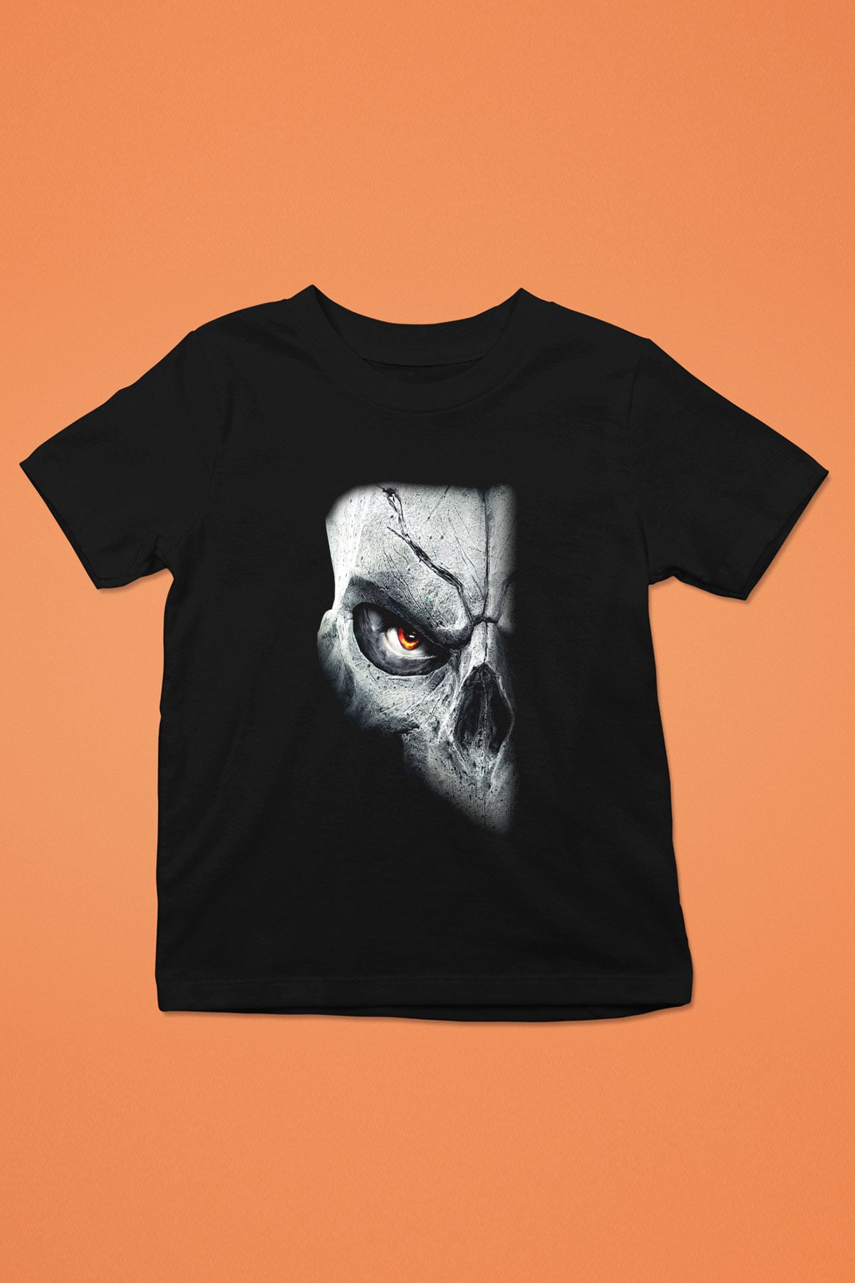 Darksiders Baskılı Siyah Unisex Çocuk Tişört