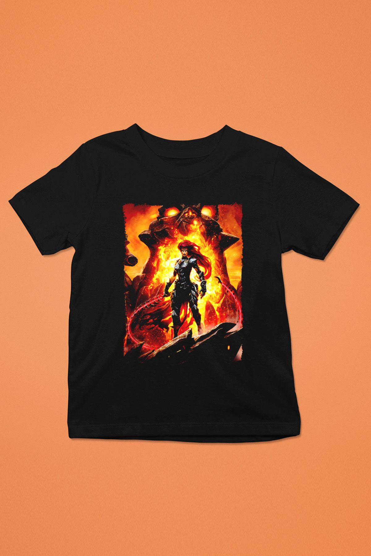 Darksiders Siyah Unisex Çocuk Tişört