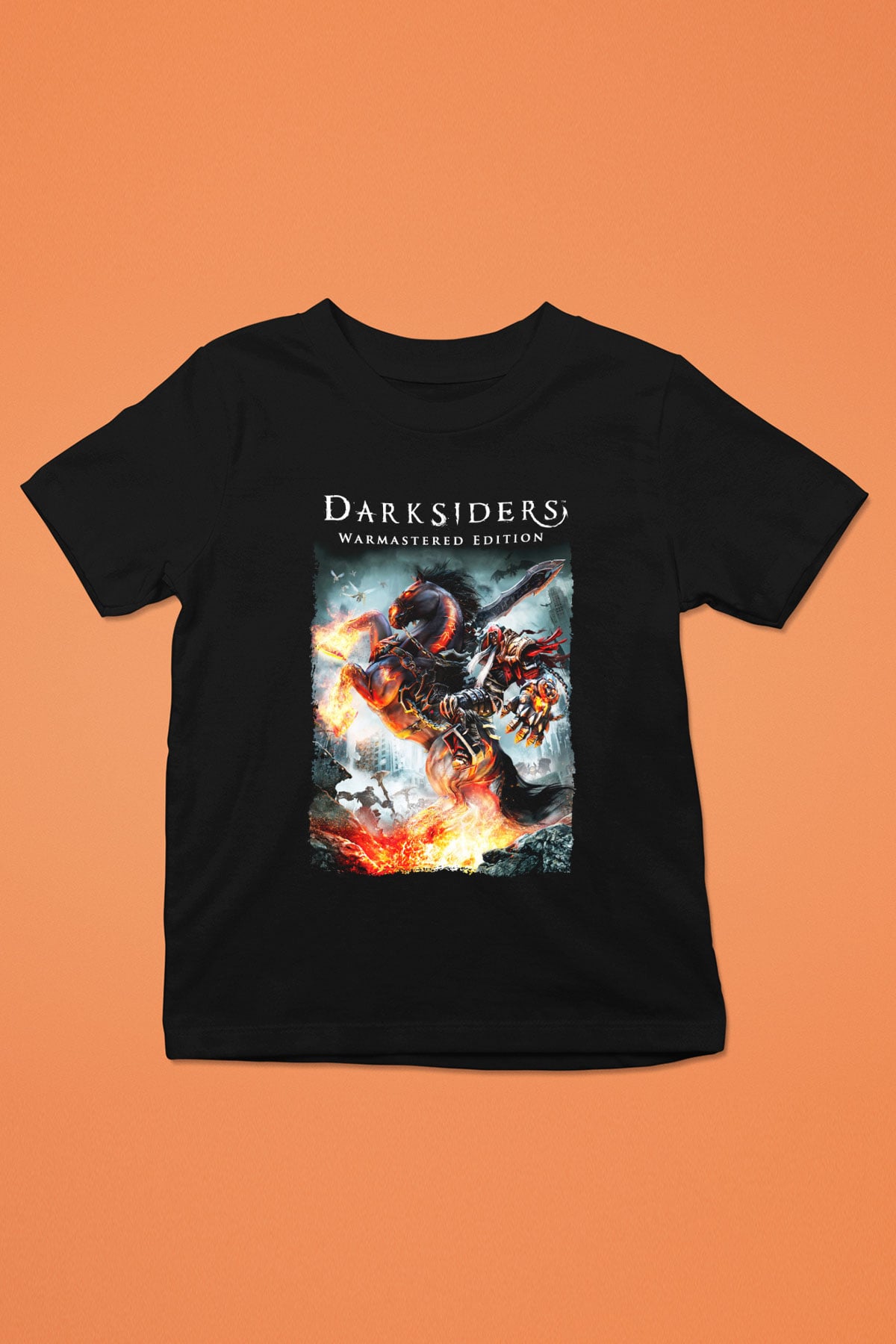 Darksiders Siyah Unisex Çocuk Tişört