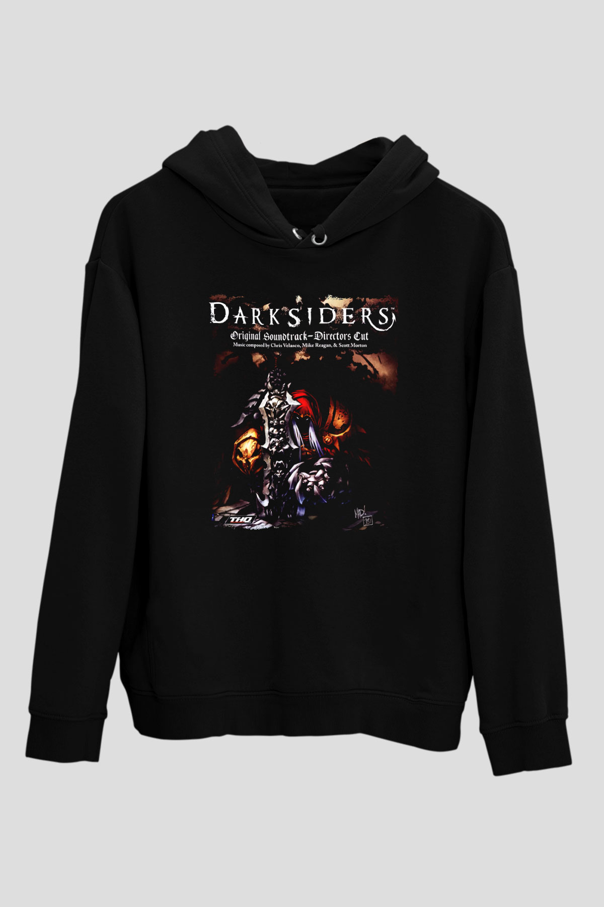 Darksiders Siyah Unisex Hoodie