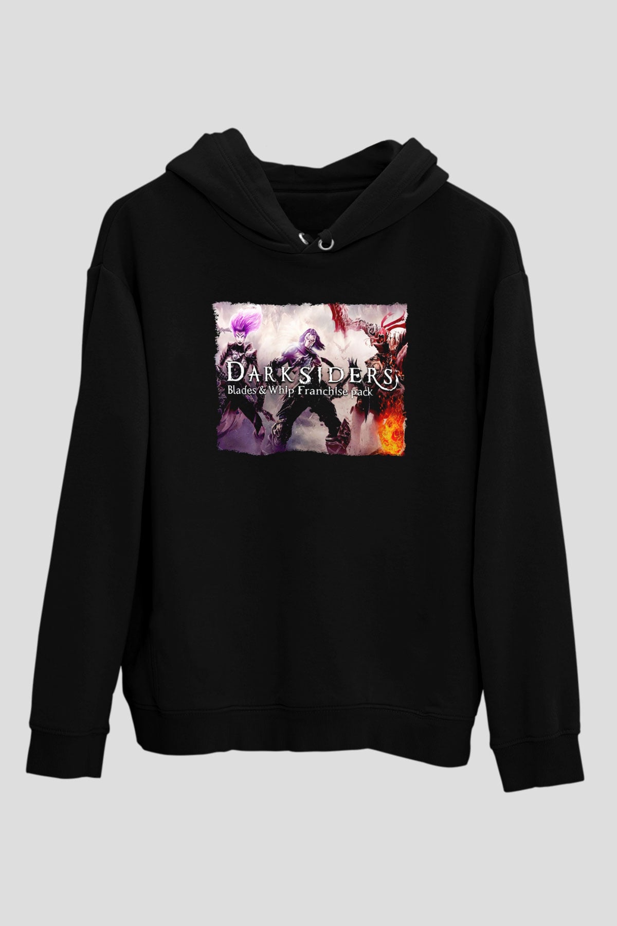 Darksiders Siyah Unisex Hoodie