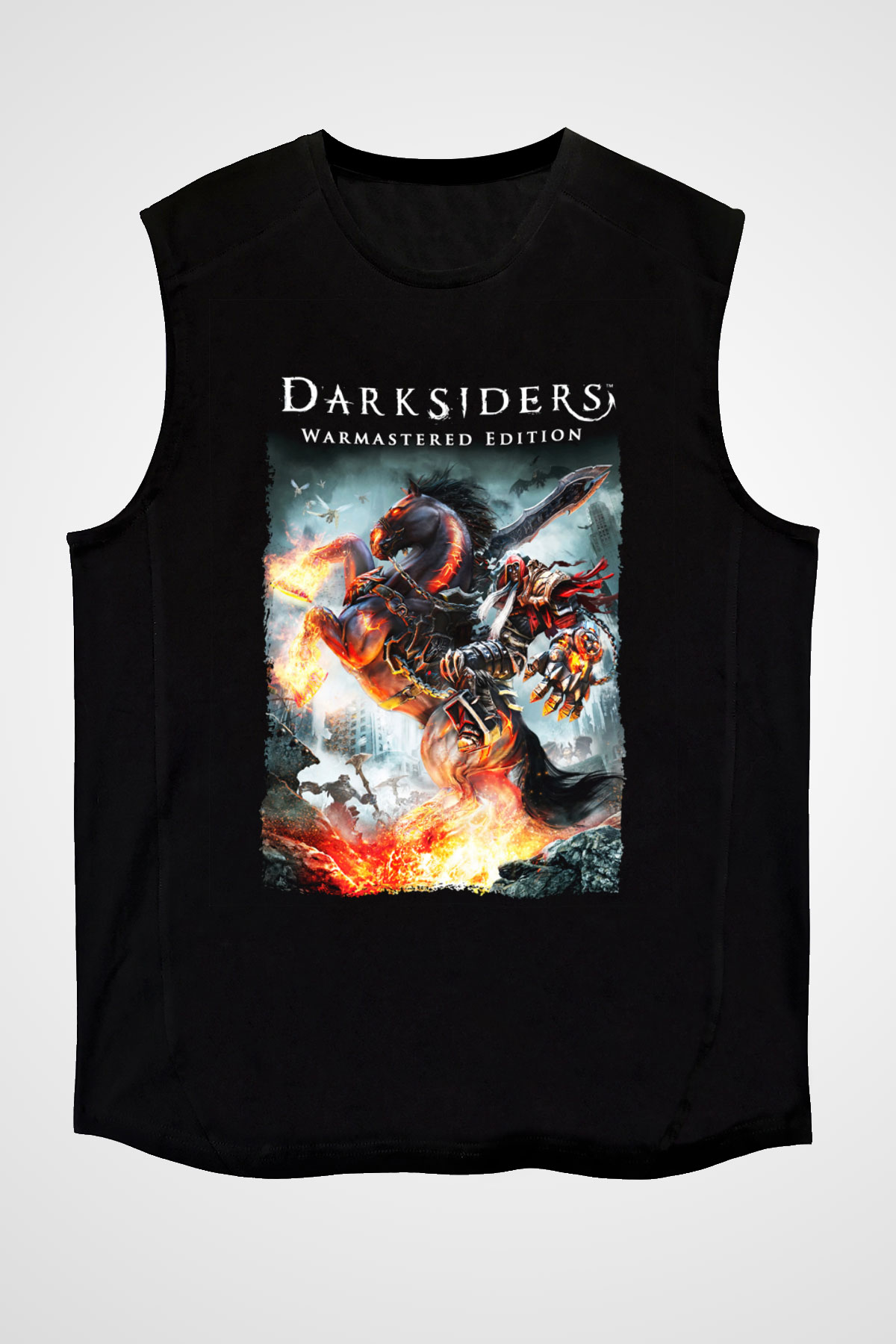 Darksiders Siyah Unisex Kolsuz Tişört