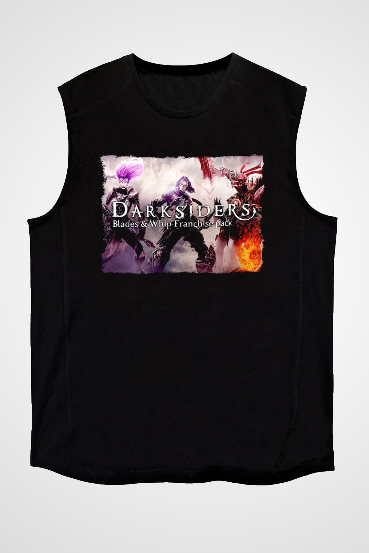 Darksiders Siyah Unisex Kolsuz Tişört