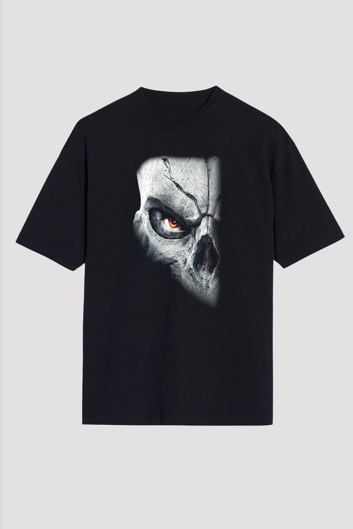 Darksiders Siyah Unisex Oversize Tişört T-Shirt