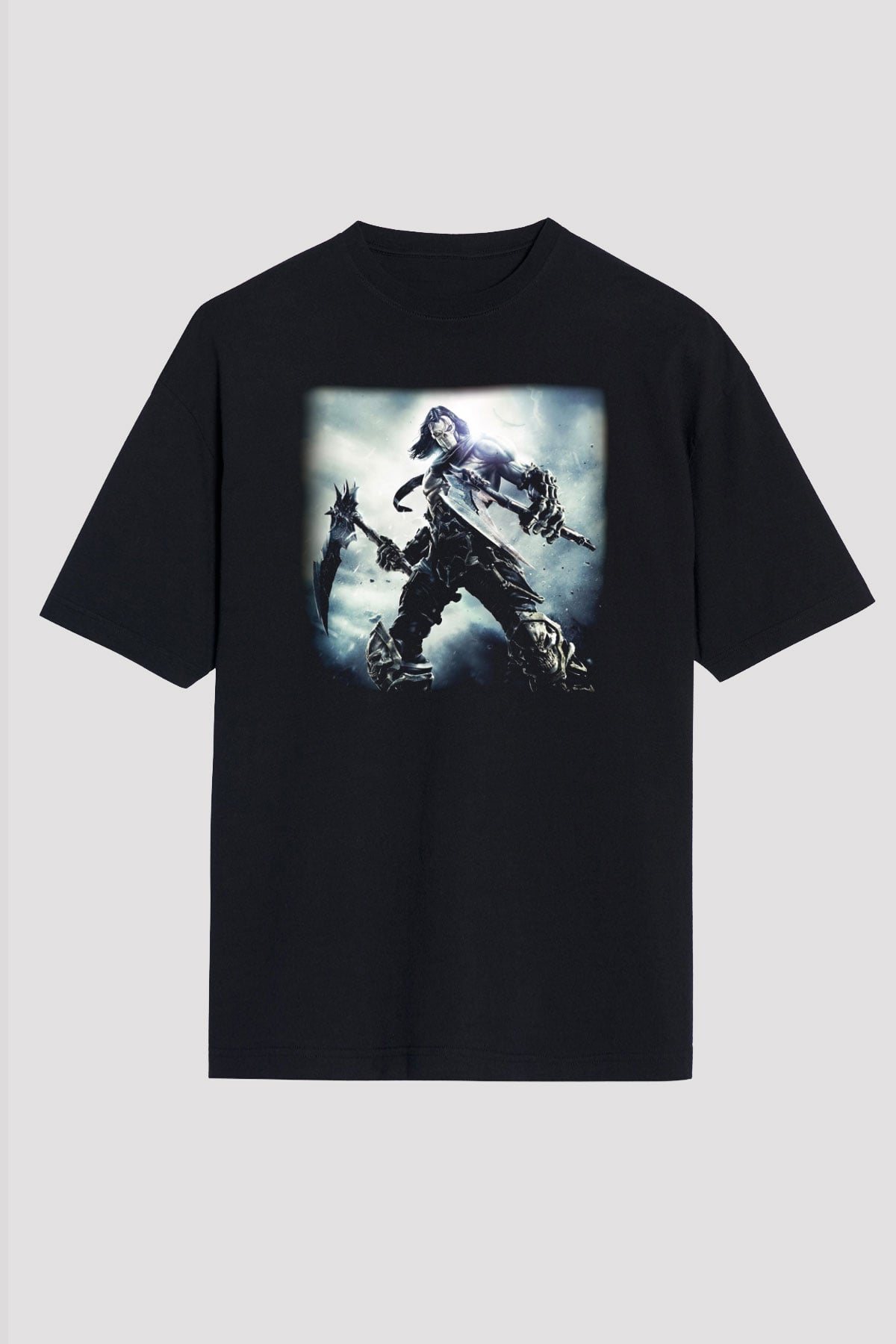 Darksiders Siyah Unisex Oversize Tişört T-Shirt