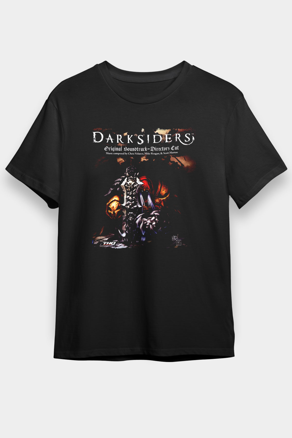 Darksiders Siyah Unisex Tişört T-Shirt