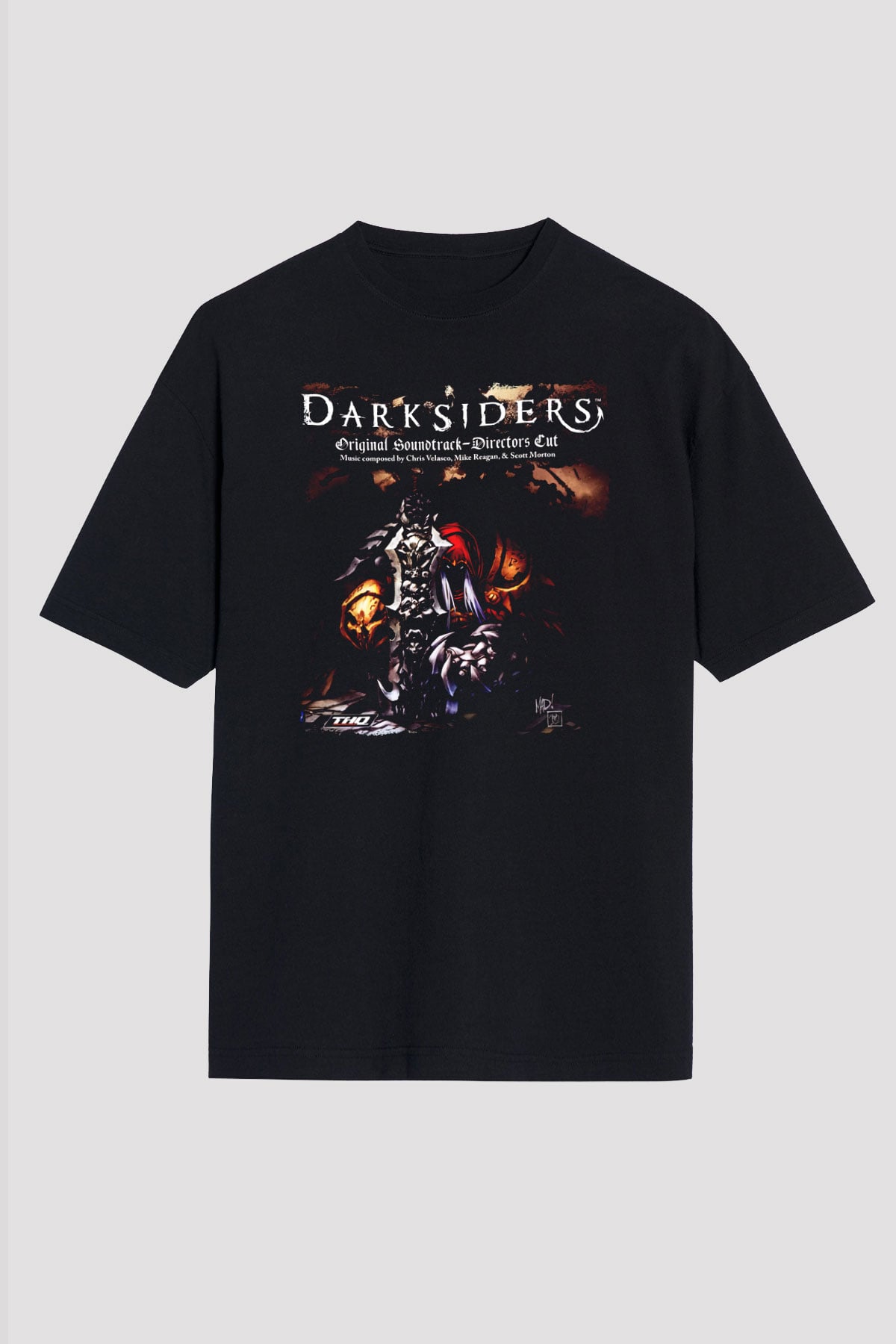 Darksiders Siyah Unisex Tişört T-Shirt