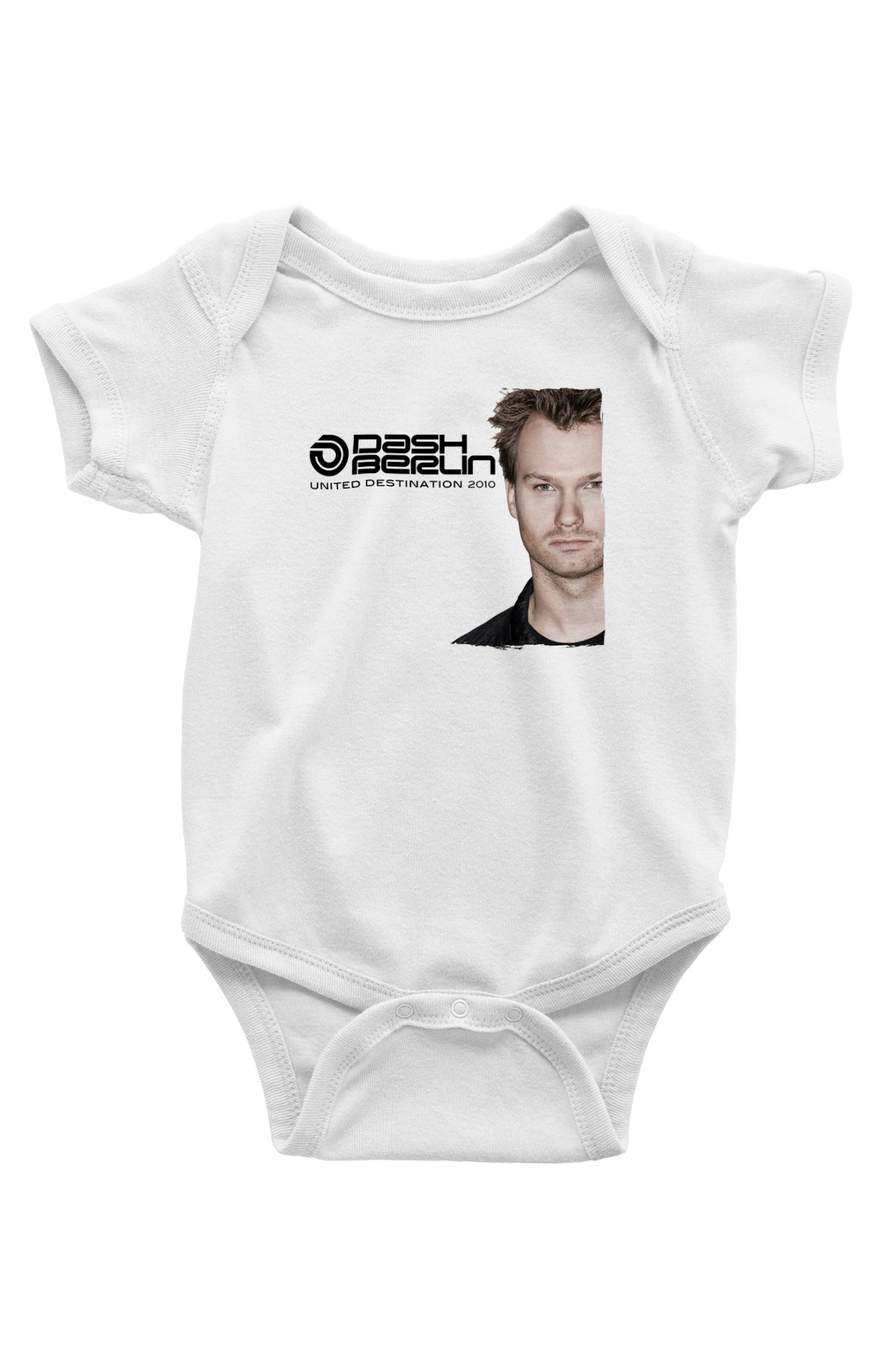 Dash Berlin Beyaz Bebek Body - Zıbın