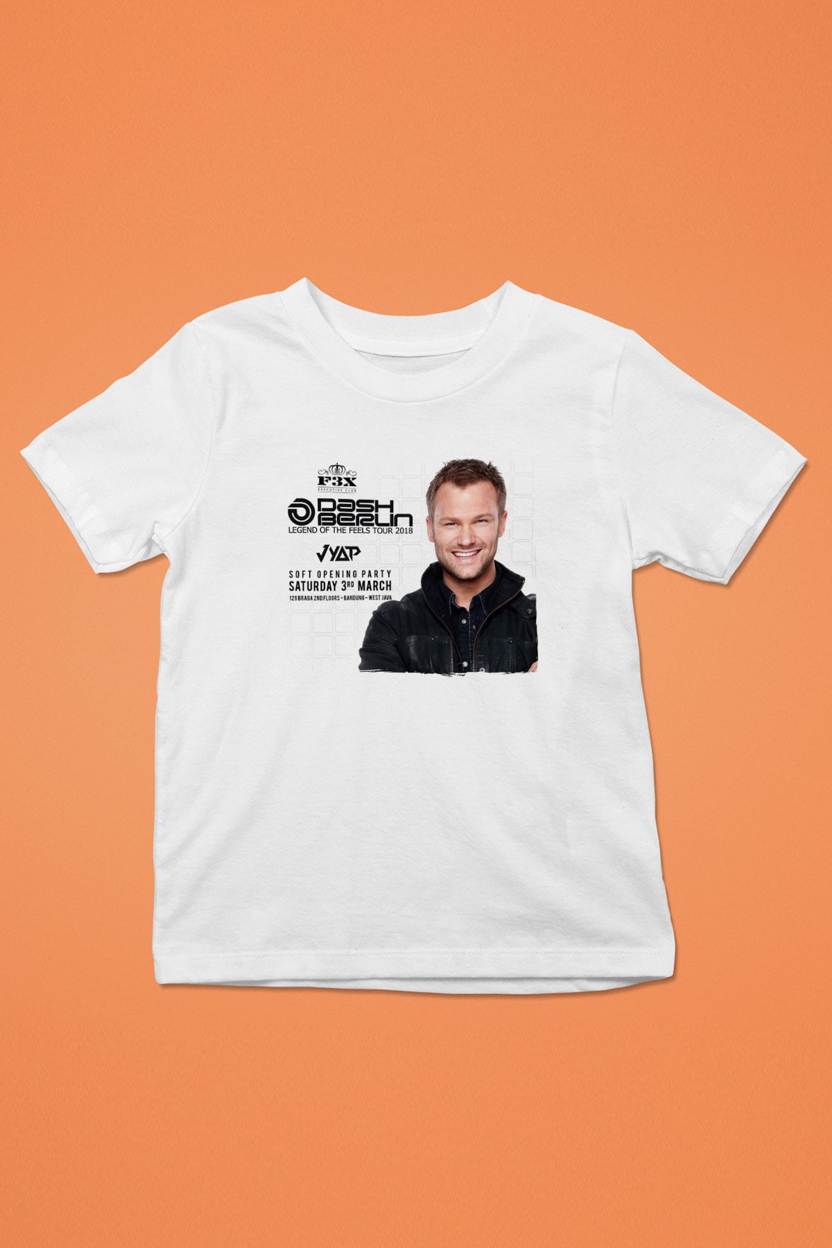 Dash Berlin Beyaz Unisex Çocuk Tişört