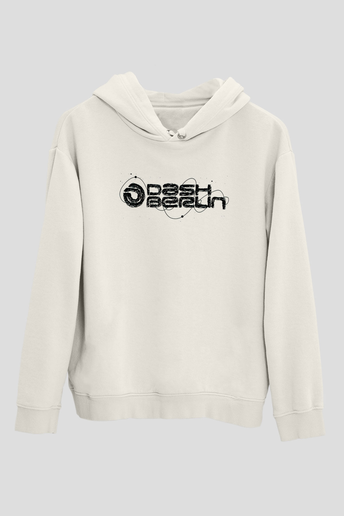 Dash Berlin Beyaz Unisex Kapüşonlu Sweatshirt