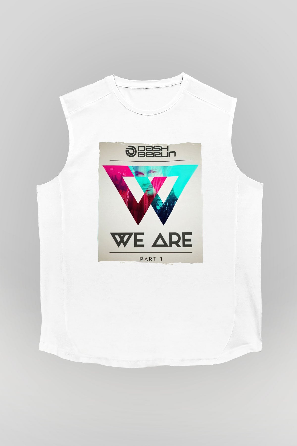 Dash Berlin Beyaz Unisex Kolsuz Tişört
