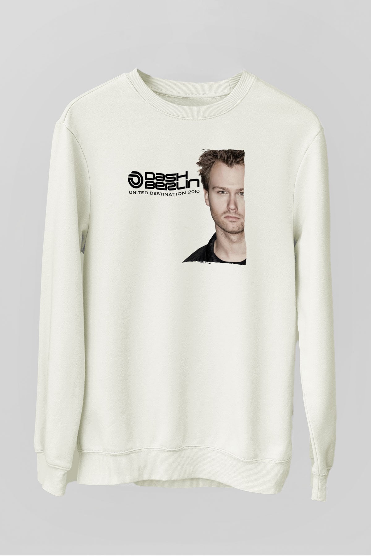 Dash Berlin Beyaz Unisex Sweatshirt