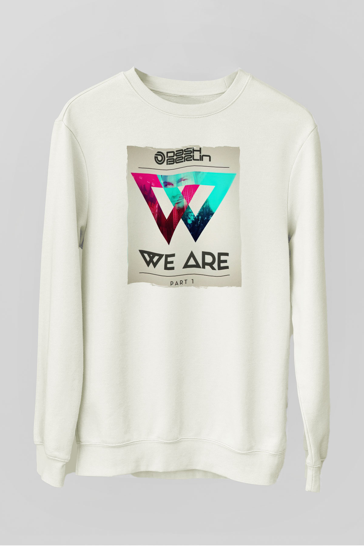Dash Berlin Beyaz Unisex Sweatshirt