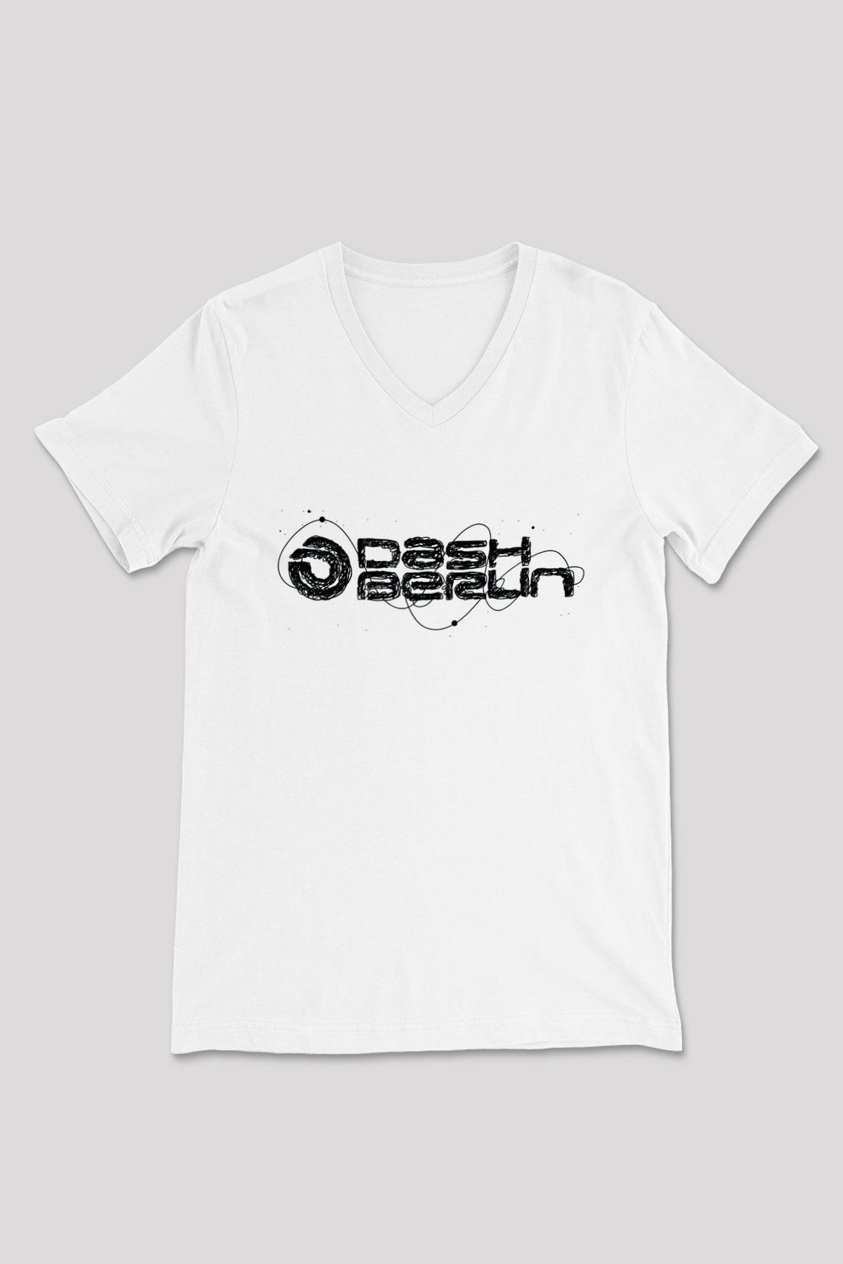 Dash Berlin Beyaz Unisex V Yaka Tişört