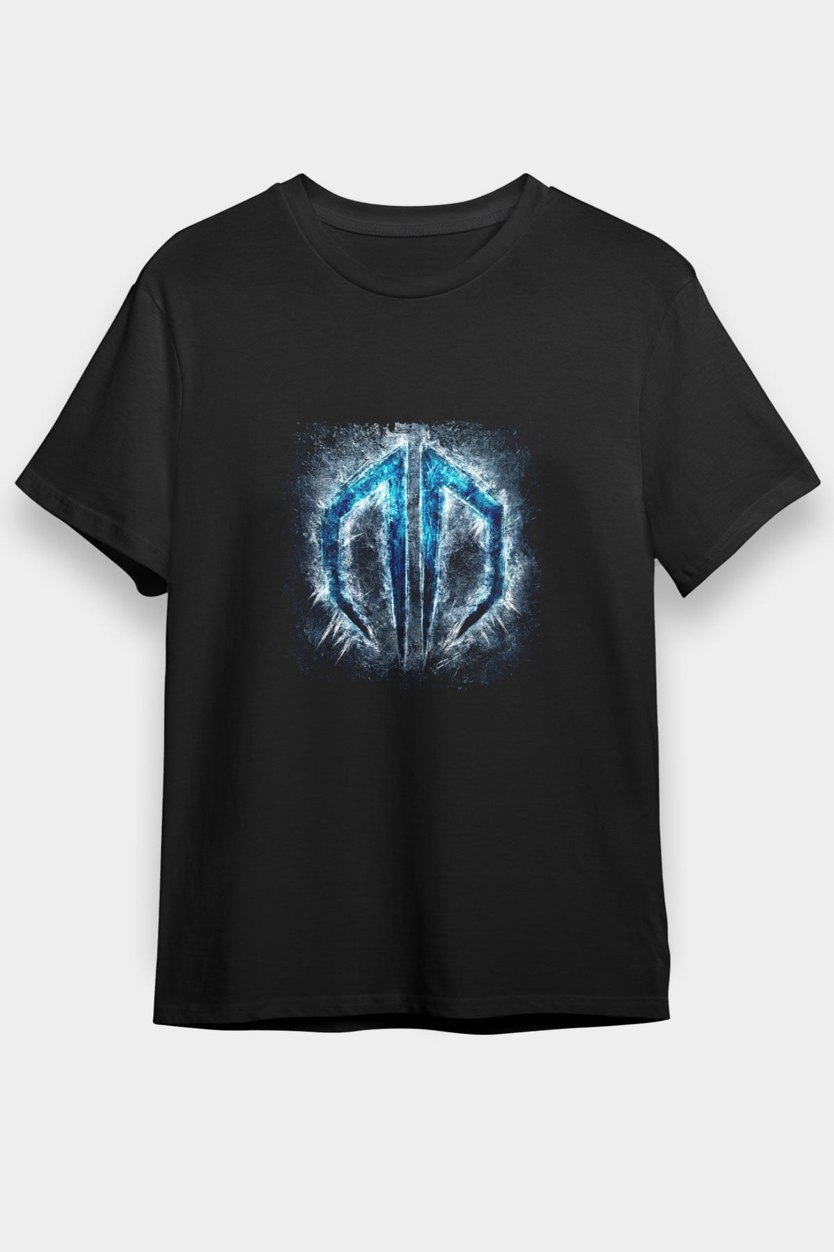 Datsik Baskılı Unisex Siyah Tişört