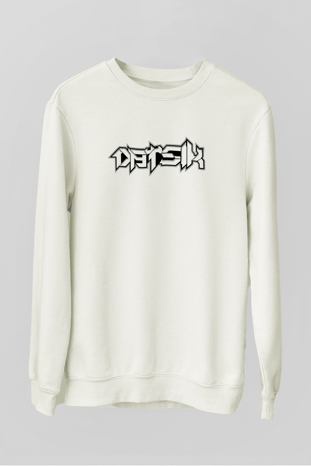 Datsik Beyaz Unisex Sweatshirt