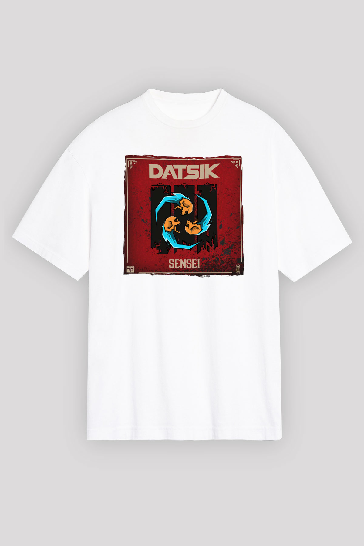 Datsik Beyaz Unisex Tişört T-Shirt - TişörtFabrikası