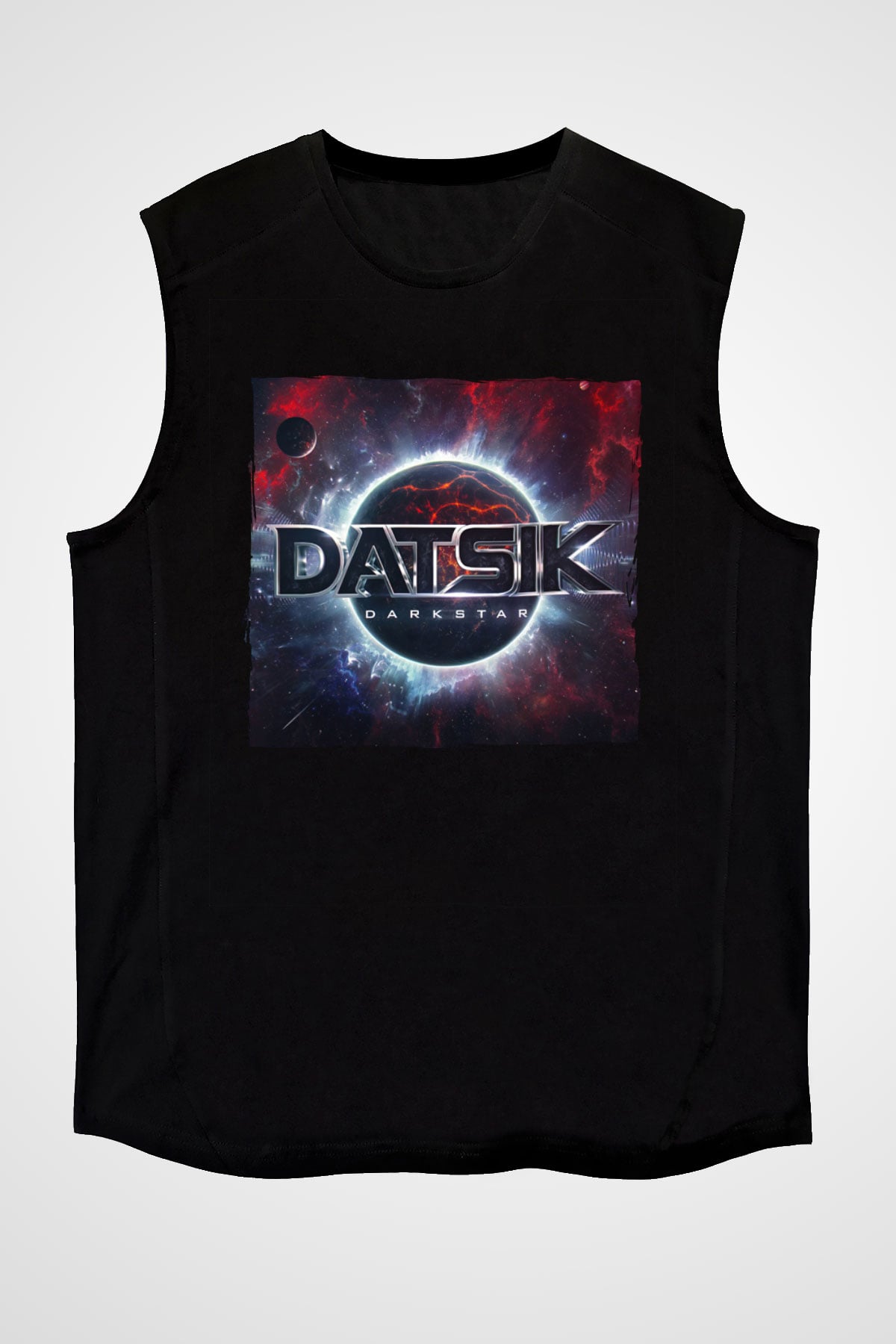 Datsik Siyah Unisex Kolsuz Tişört