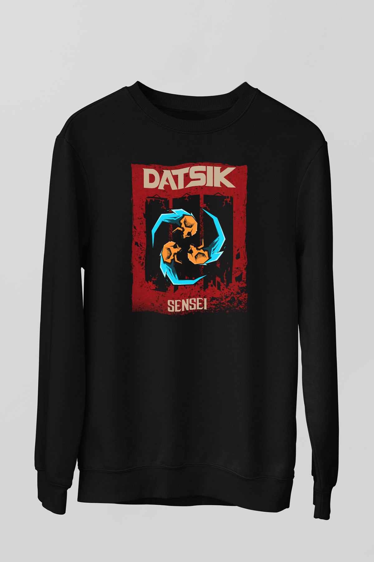 Datsik Siyah Unisex Sweatshirt
