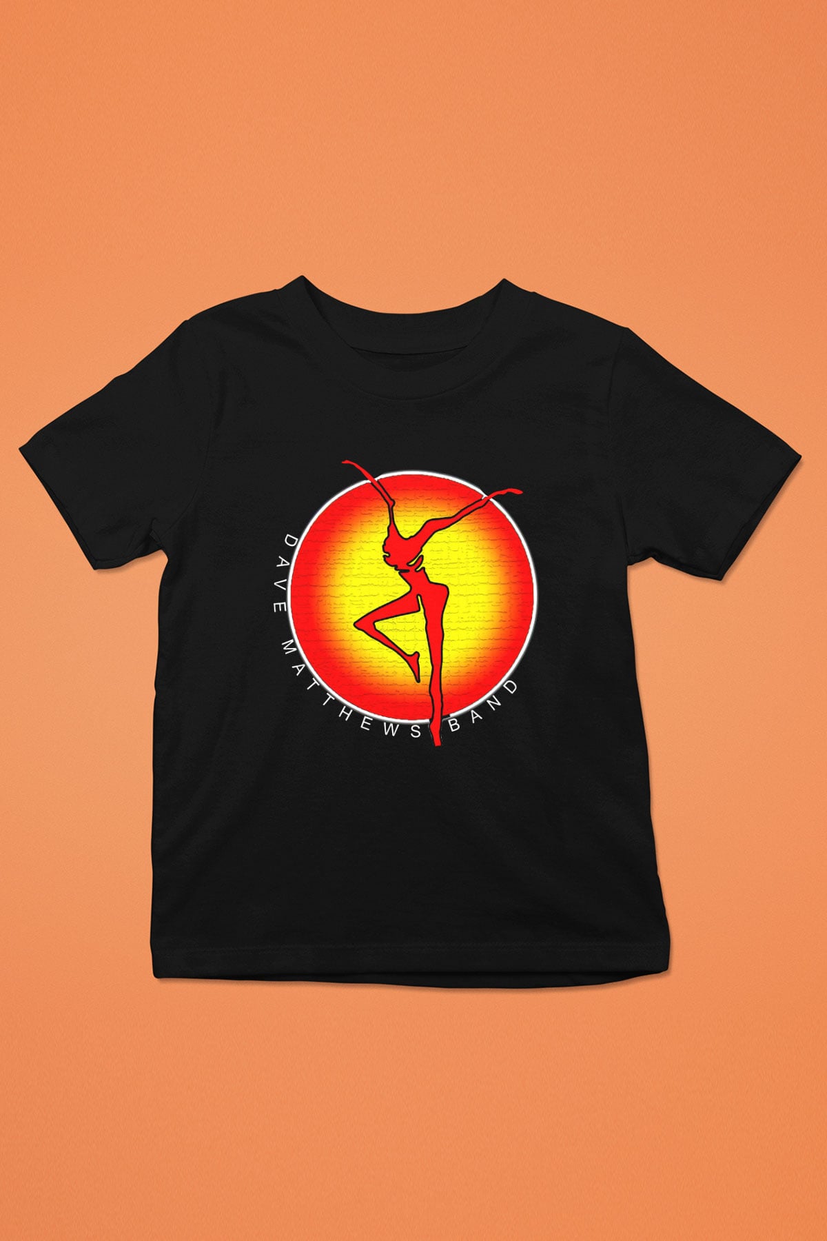 Dave Matthews Band Baskılı Siyah Unisex Çocuk Tişört