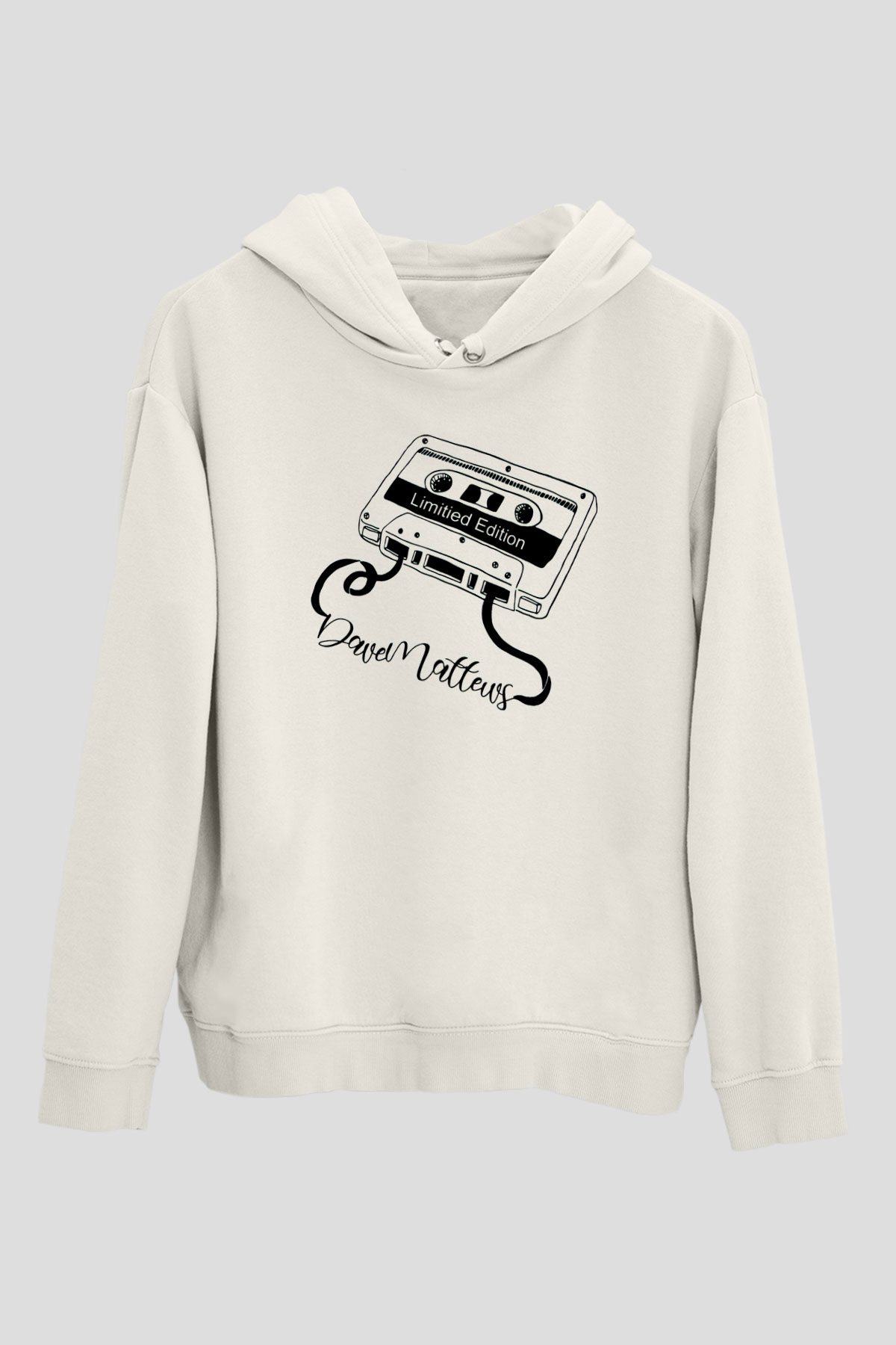 Dave Matthews Band Beyaz Unisex Kapüşonlu Sweatshirt