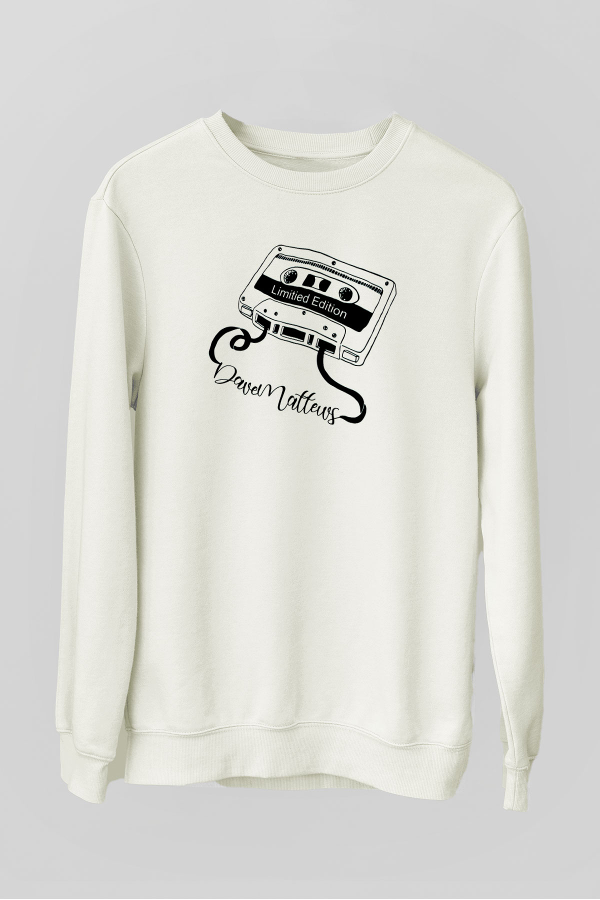 Dave Matthews Band Beyaz Unisex Sweatshirt