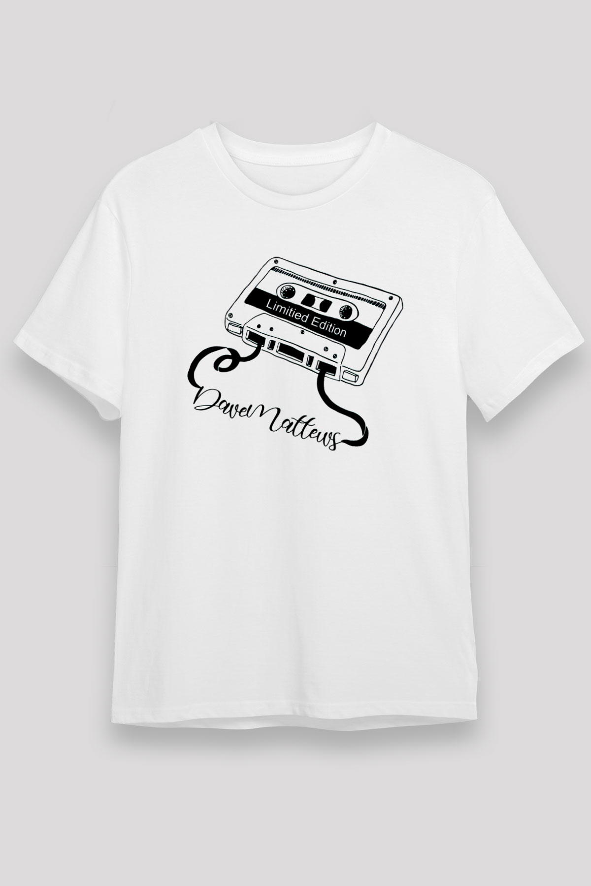Dave Matthews Band Beyaz Unisex Tişört T-Shirt - TişörtFabrikası