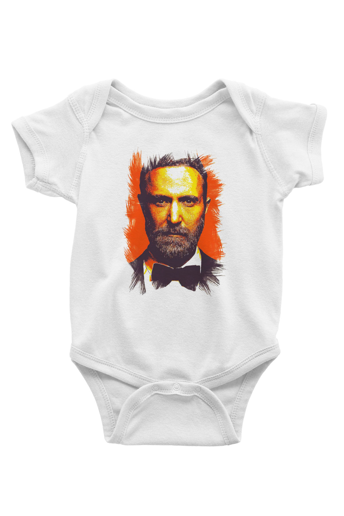David Guetta Beyaz Bebek Body - Zıbın
