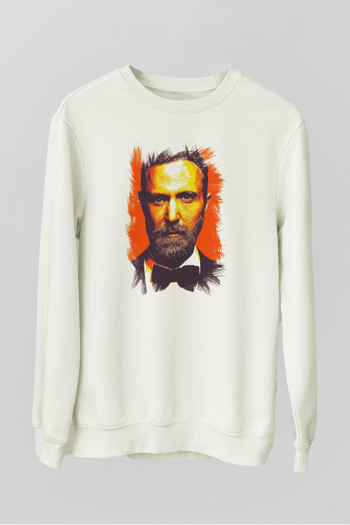 David Guetta Beyaz Unisex Sweatshirt