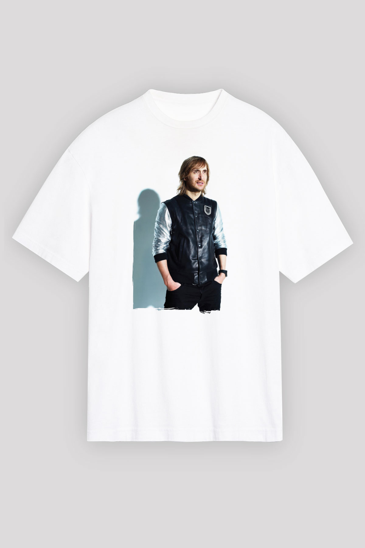 David Guetta Beyaz Unisex Tişört T-Shirt - TişörtFabrikası