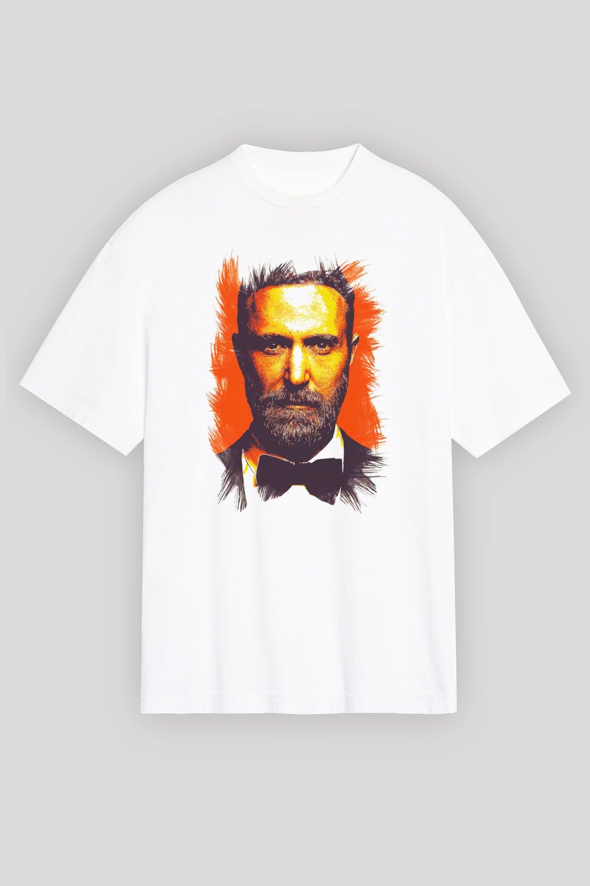 David Guetta Beyaz Unisex Tişört T-Shirt - TişörtFabrikası