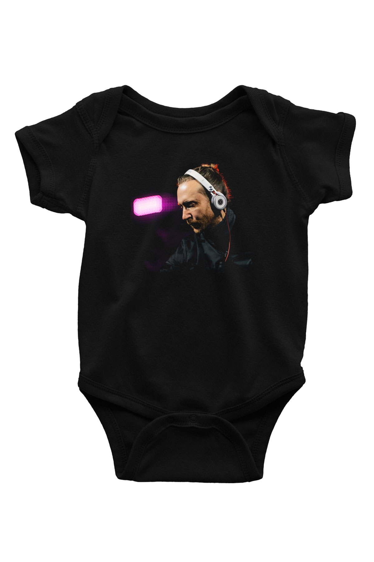 David Guetta Siyah Bebek Body - Zıbın