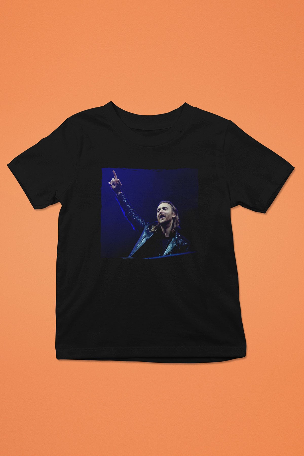 David Guetta Siyah Unisex Çocuk Tişört