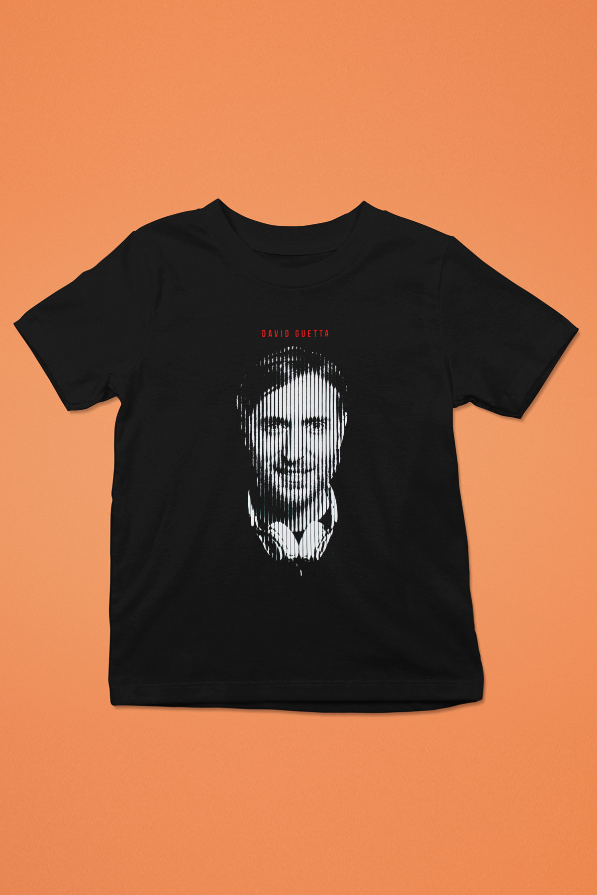 David Guetta Siyah Unisex Çocuk Tişört