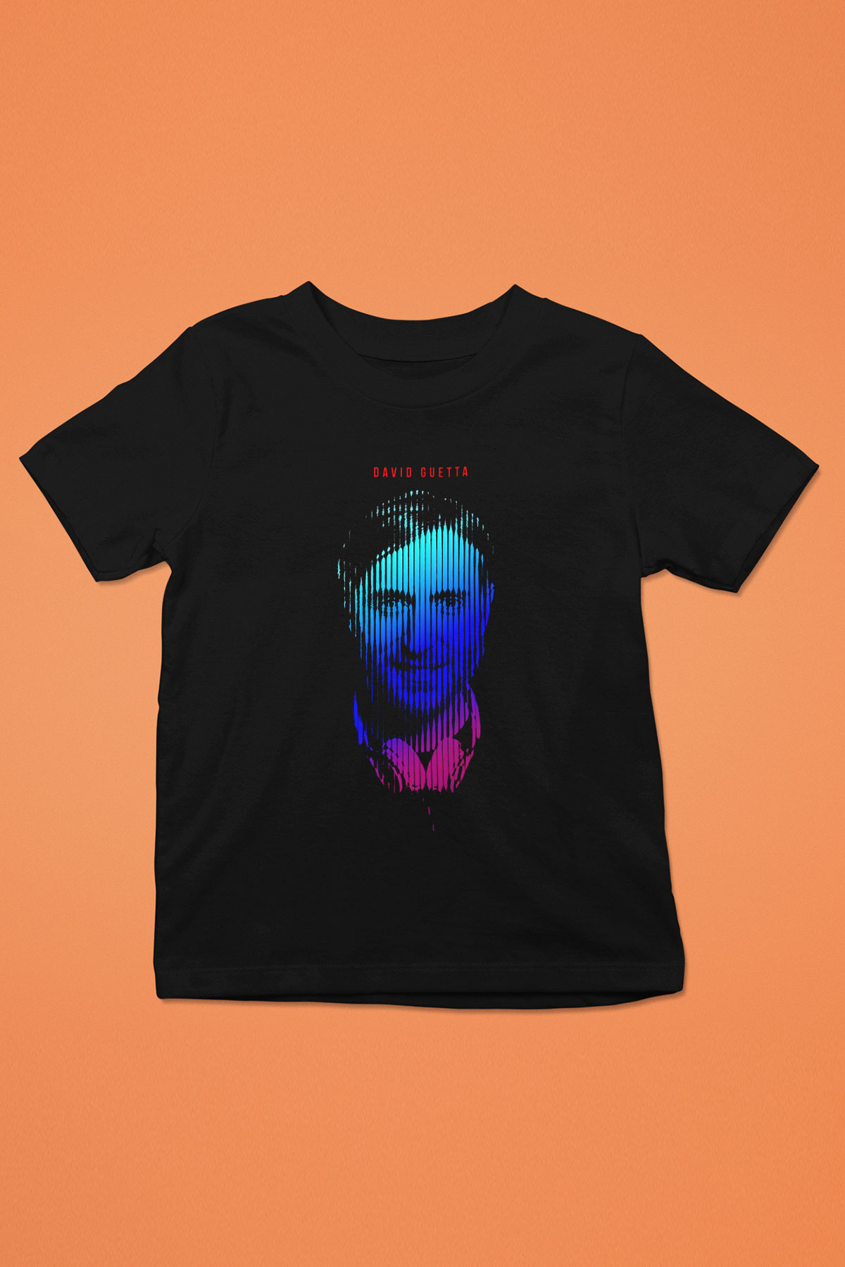 David Guetta Siyah Unisex Çocuk Tişört