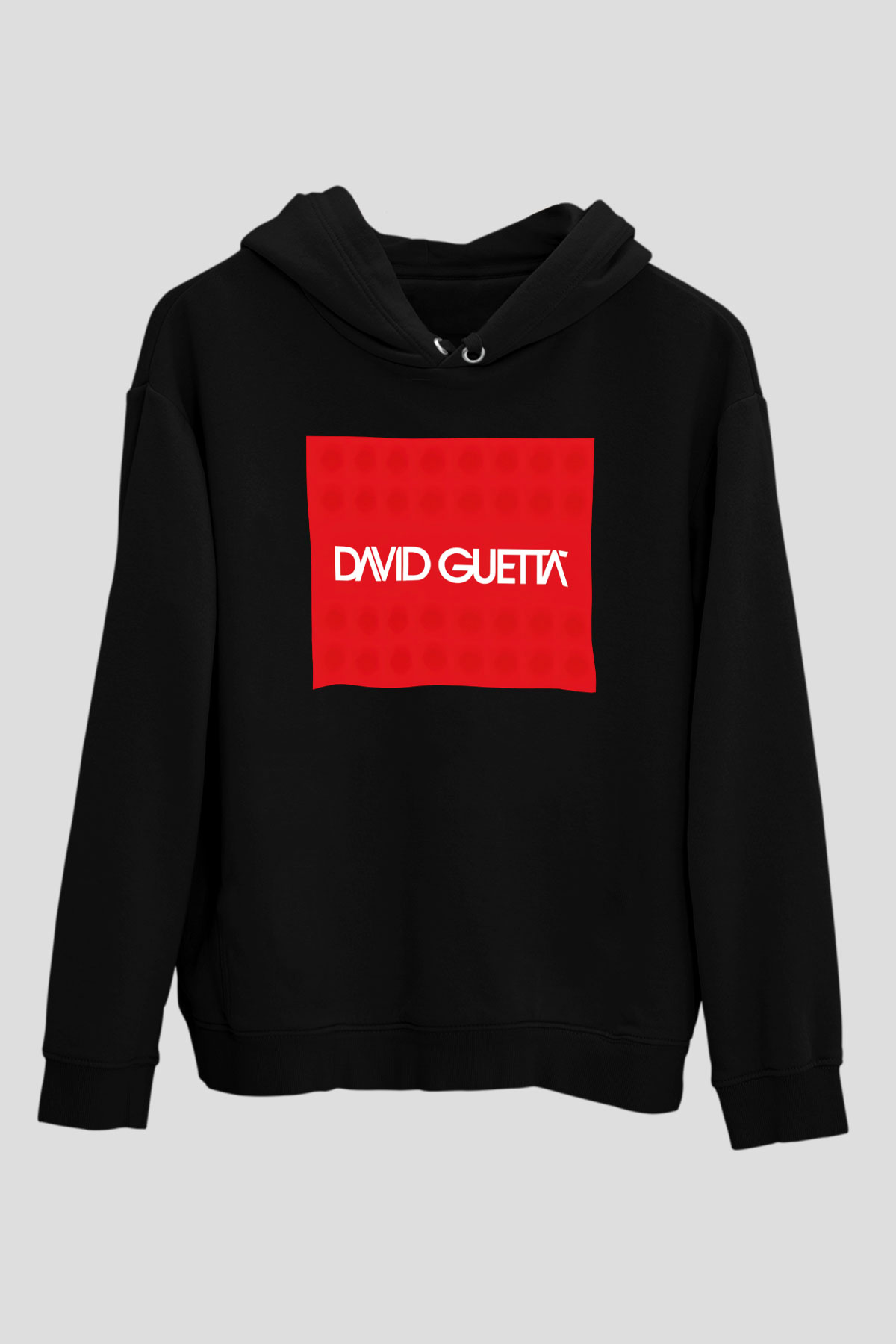 David Guetta Siyah Unisex Hoodie