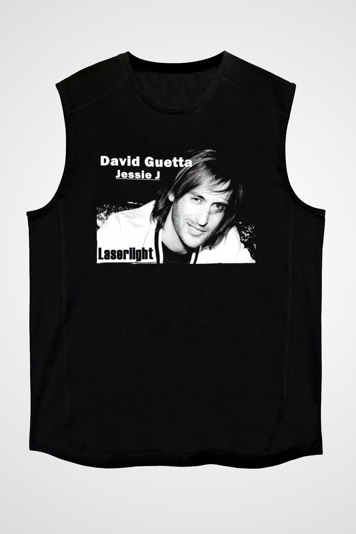 David Guetta Siyah Unisex Kolsuz Tişört