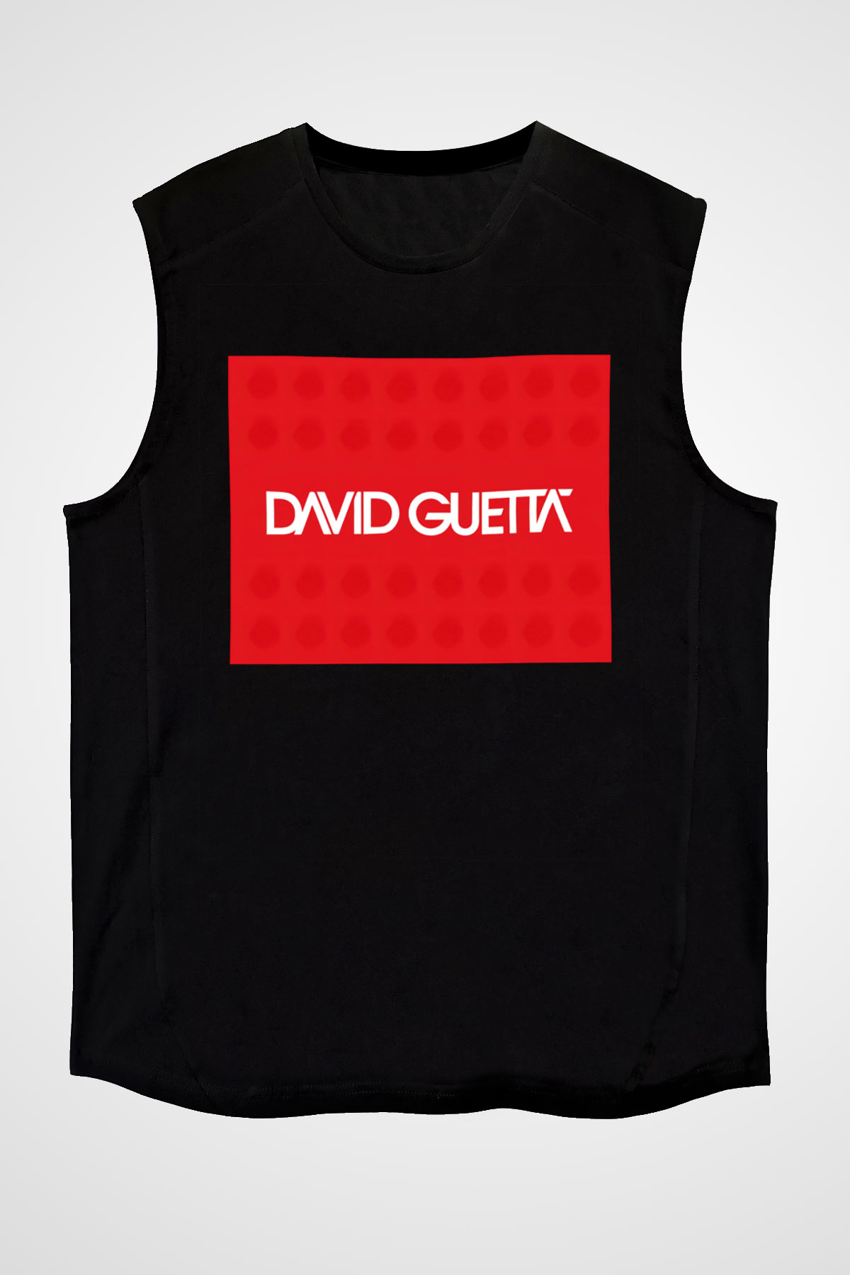 David Guetta Siyah Unisex Kolsuz Tişört