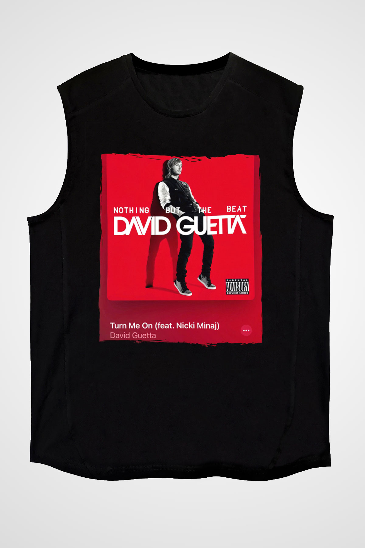 David Guetta Siyah Unisex Kolsuz Tişört