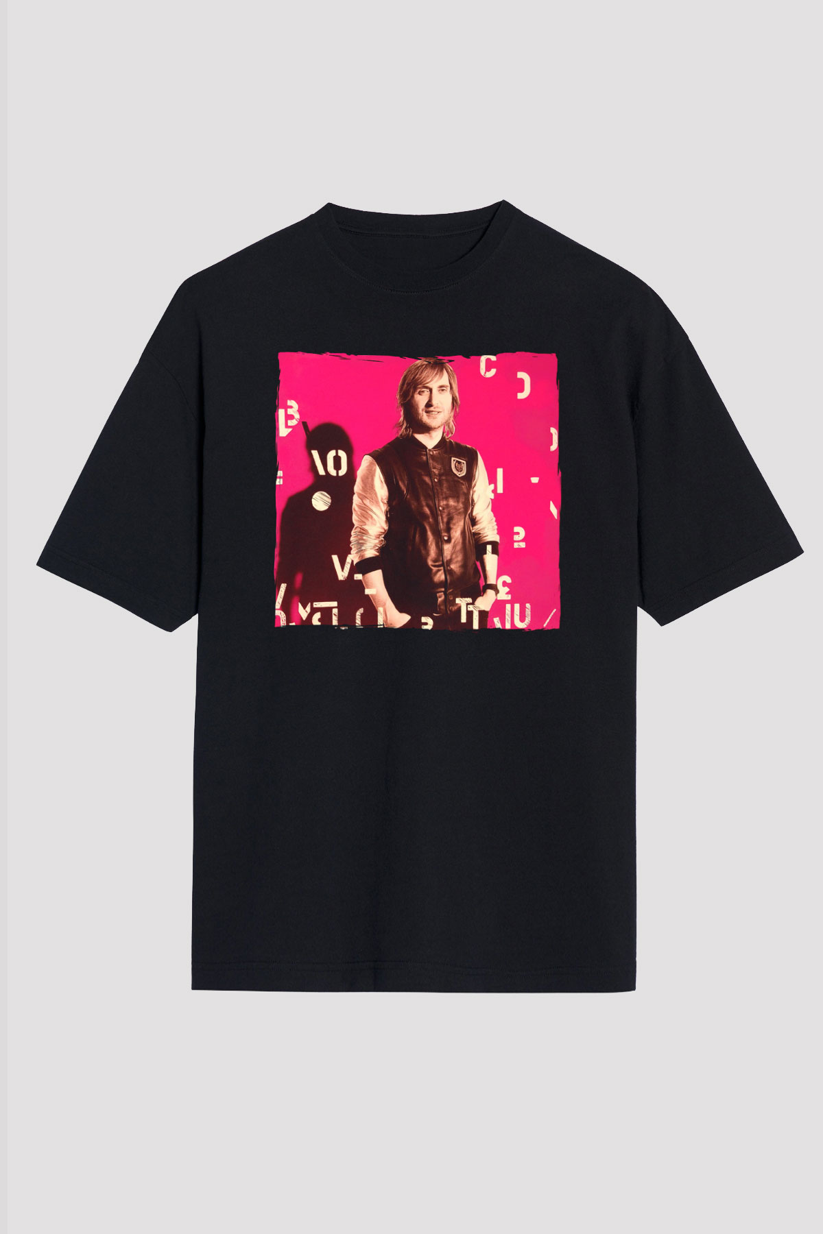 David Guetta Siyah Unisex Tişört T-Shirt - TişörtFabrikası
