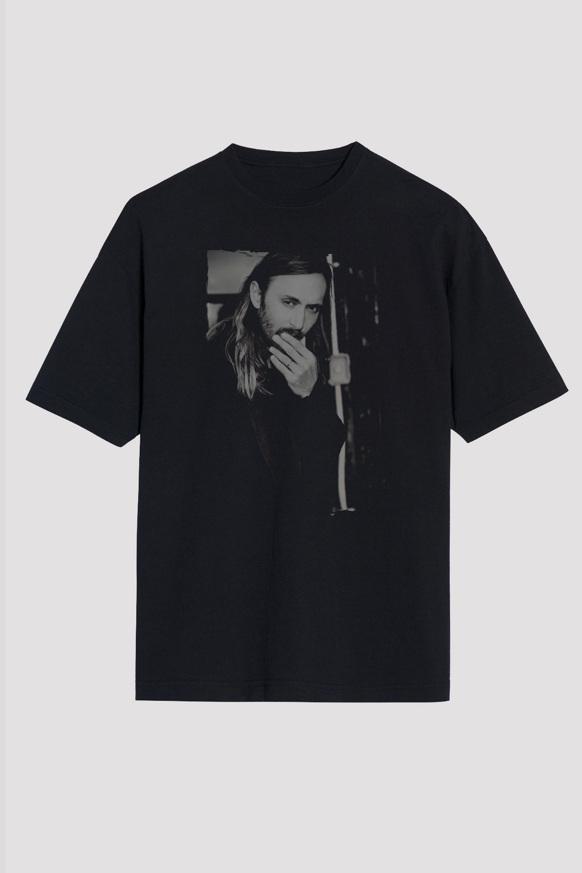 David Guetta Siyah Unisex Tişört T-Shirt - TişörtFabrikası