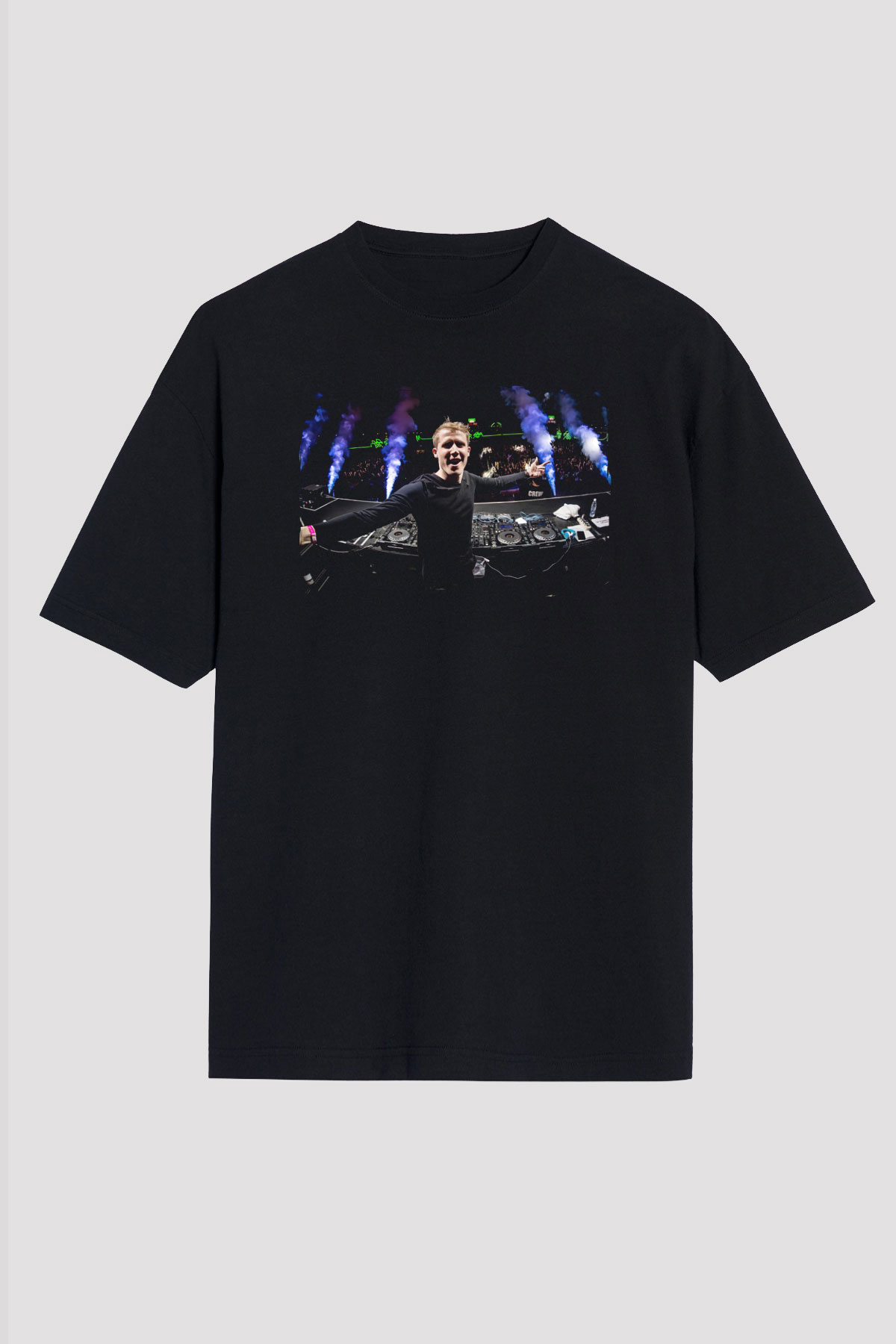 David Guetta Siyah Unisex Tişört T-Shirt - TişörtFabrikası